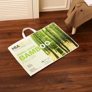 Customized Plastic PVC Packaging Bag for Home Textile Duvet Comforter Blanket Non woven Zipper Pillow Bag