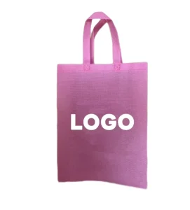 Customized Silk Screen Printed Recyclable PP Non Woven Shopping Tote Bag with Shoulder Handle for Supermarket Grocery and Gift