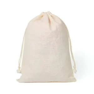 Customized Size Eco Friendly Cotton Packaging Bag Original Natural Twisted Cord Recyclable for Crafts or Stickers
