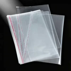 Customized Transparent BOPP Plastic Storage Bags Self-Adhesive Disposable Digital Printing for Clothing Shoes Garments Socks