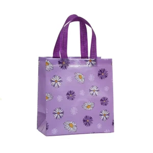 DLBZ Low MOQ Durable Floral Versatile Cute Plain Fashion Recyclable Folding Customizable Non Woven Tote Bag for Shopping