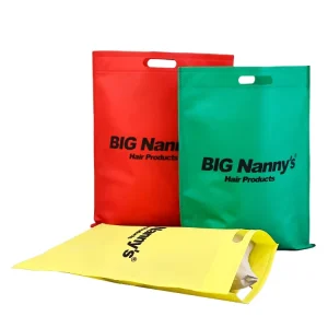 Die Cut Non Woven Packaging Bag for Clothes Shopping Bags with Logos