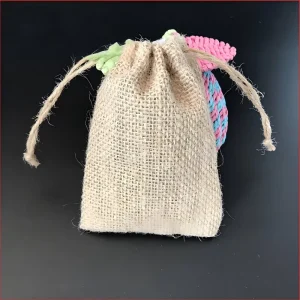 Drawstring Jute Bag Small Burlap Jewelry Pouch Rustic Wedding Party Favor Bag Natural Hessian Sachet for Coffee Bean Packaging