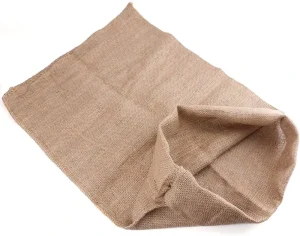 Durable Customized Logo Printed Jute Material Bag Agricultural Use Gunny Sacks