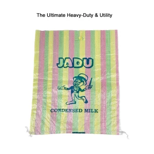 Durable Laminated PP Woven Shopping Bag with D cut Handle Custom Color Mix Eco Friendly Packaging