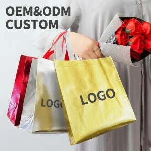 Eco Custom Personalized Nonwoven Bag Promotional Reusable Cloth Shopping Tote Bags Non Woven Shopping Bag