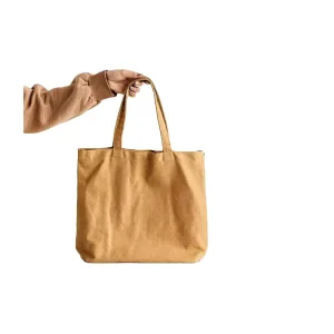 Eco Friendly 100% Cotton Custom Logo Canvas Tote Bags Shoulder Strap Customized Color Large Size Reusable Shopping Bag