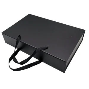 Eco Friendly Biodegradable Recyclable Foldable Paperboard Gift Box Magnetic Closure Custom Orders Accepted Four Color Printing