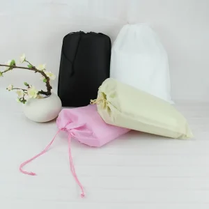 Eco Friendly Custom logo Non Woven Packaging Gift Bag Draw String Dust Bag Non woven Drawstring Bag