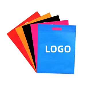 Eco Friendly Customizable Non Woven Shopping Bag with Handles Promotional Carry Bag