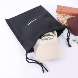 Eco Friendly Fabric Packaging Bag Factory Custom Dust Bag for Hats Cap Clothes Packaging with Drawstring