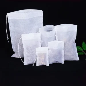 Eco Friendly Food Grade Non Woven Tea Filter Bags Custom Logo Factory for Herbal Tea and Organic Infusion
