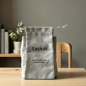 Eco Friendly Jute Hemp Drawstring Small Jewelry Pouch Linen Textile Packaging Gift Bag