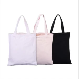 Eco Friendly Long Handle Cotton Bag for Packaging Organic Food Products