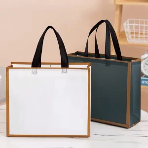 Eco Friendly Material Non Woven Shopping Bag Custom Printing logo Waterproof Clothing Packing Bag