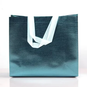 Eco Friendly Non Woven Shopping Bag Laminated T Shirt Material Custom Logo Waterproof for Packaging Use
