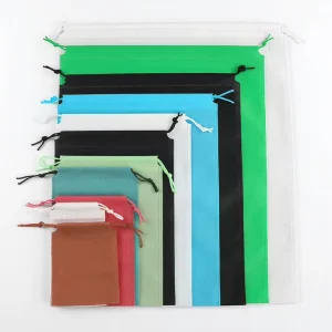 Eco Friendly Nonwoven Storage Bag with Dustproof Drawstring Customized for Clothing Nonwoven Bags Product Category
