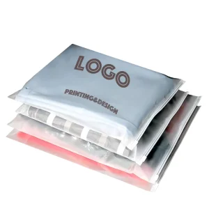 Eco Friendly Plastic Packaging Bags for Apparel GRS Certified PE Garment Bag Frosted Zipper Polybags Garment Clear Bag