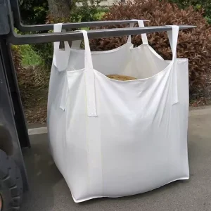 Eco Friendly Recyclable PP Woven FIBC Bags Heat Seal Gravure Printed Dustproof Jumbo Bulk Bags for Feed Flour