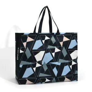 Eco Friendly Recycled RPET Non Woven Shopping Bag Lightweight Reusable Tote Bag for Daily Errands