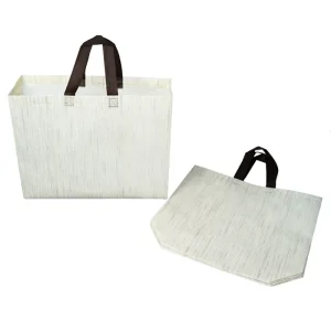 Eco Friendly Reusable Non Woven Packaging Bag Durable Breathable for Food Gift Retail Use
