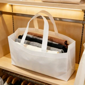Eco Friendly Reusable Non Woven Tote Bags for Supermarket Grocery Restaurant Takeaway Multi Size Non Woven Bag