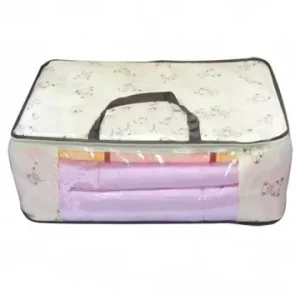 Eco Friendly Textile PVC Packaging Bag with Embroidery Recyclable Quilt Packaging Bag