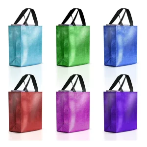 Eco Reusable Non Woven Fabric Shopping Bag for Supermarket Grocery Packaging Custom Logo Bulk Supply