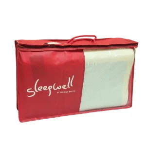 Eco friendly Non Woven Bedding Bag PVC Plastic Bags for Pillow Packaging with Rope Handle