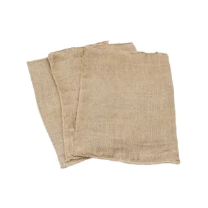 Environmentally Friendly Recyclable Jute Textile Packaging Bags with Drawstring for Gift Use Sand Industrial Grade Customizable