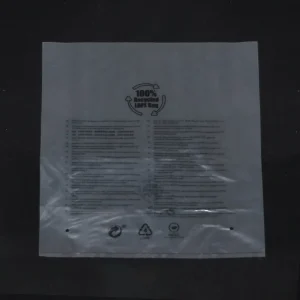FBA 1.5 Mil LDPE Poly Bag Transparent with Suffocation Warning Printing Garment Packaging Underwear Packaging Clothing Bag