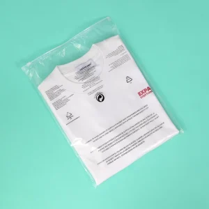 Factory Clothing Packaging Bags Plastic Bags with Suffocation Warning Transparent Recycled Plastic Bags