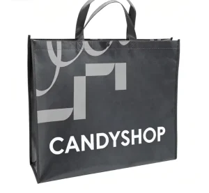 Factory Custom Eco Recycled PP Non Woven Tote Bag Screen Printed Custom Logo Moisture Proof Durable Reusable Industrial Use