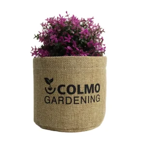 Factory Custom New Design Jute Pouch Bag Brown Planting Bags
