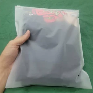 Factory Custom Plastic Packages Frosted Clothing Zip Lock Bags Zipper Printed Garment Cloth Sock T Shirt Packaging Bag
