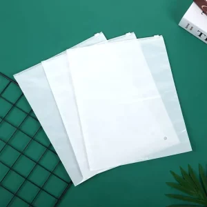 Factory Custom Printed Logo Packing Clear Frosted ZipLock Packaging Plastic Zipper Bag for Clothing