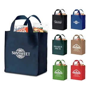 Factory Direct Folding Non Woven Tote Bags Reusable Recyclable Custom Printed Logo Promotional Gift Shopping Bags