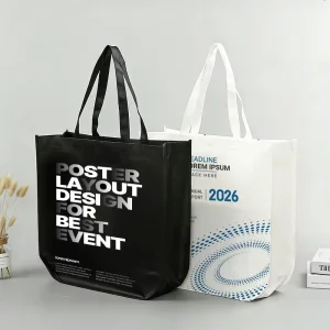 Factory Direct Sale Eco friendly Recycled Durable Laminated Non Woven Shopping Tote Bags Custom Logo Non woven Bag