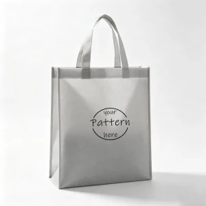 Factory Eco Friendly Fabric Compostable Non Woven Shopping Bags Custom Logo Reusable For Daily Grocery Shopping