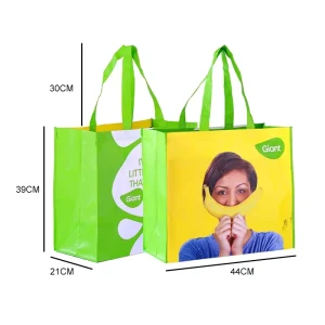 Factory High Quality Reusable Rpet Packaging Laminated Eco Carry Non Woven Bag Shopping Tote Rpet Bag with Custom logo