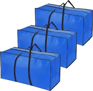 Factory Supply Custom pp Woven Storage Bag Shopping Packaging 145g pp Woven Moving Bag