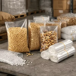 Flat Open PE Bag Lightweight Durable PE Bag Suitable for Clothing Textile and Bulk Goods Packaging