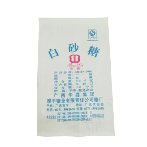 Food Grade Printed PP Woven Packaging Bag 50kg Load Capacity Polypropylene Woven Sack