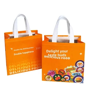 Fried Chicken Hamburger Fries Aluminum Foil Insulation Food Take Out Catering Commercial Packaging Hand Length Handle