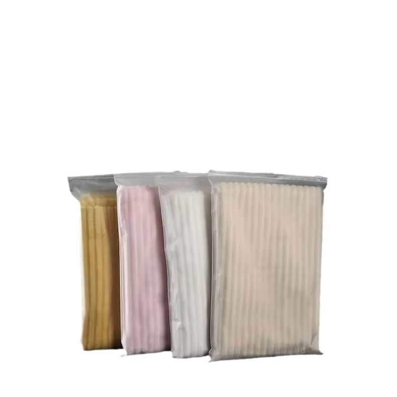 Frosted Transparent Zip Lock Pouches Customised Shipping Bags Matte Finish Garment Packaging Bags Suitable for T Shirt Packaging