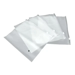 Frosted Zipper Bag Plastic Packing Bags Cloth Packaging With Zipper to Clothes Garments Poly Carrier Bags