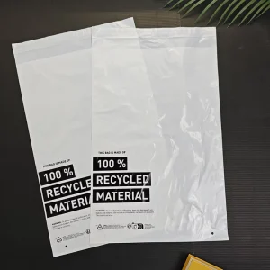 GRS Recycled Self Adhesive Bags With TC Available For Clothing Packaging Frosted Poly Bags Bulk Order Factory