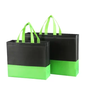 Handle Bag logo Print Custom Non Woven Bag Supermarket Eco Packaging Bags