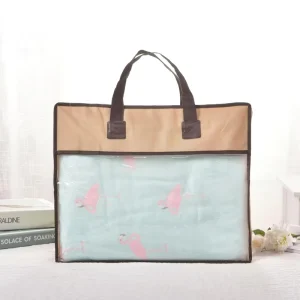 High Quality Large Capacity PVC Non woven Fabric Home Textile Packaging Bag Used for Textile Packaging Low Price Customizable