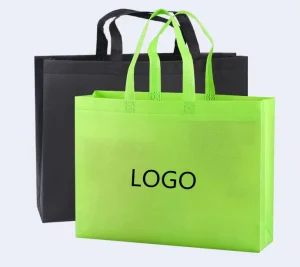 High Quality Logo Printable PP Non Woven Tote Bags Water Resistant for Daily Shopping Small Business Packaging Gift Wrapping